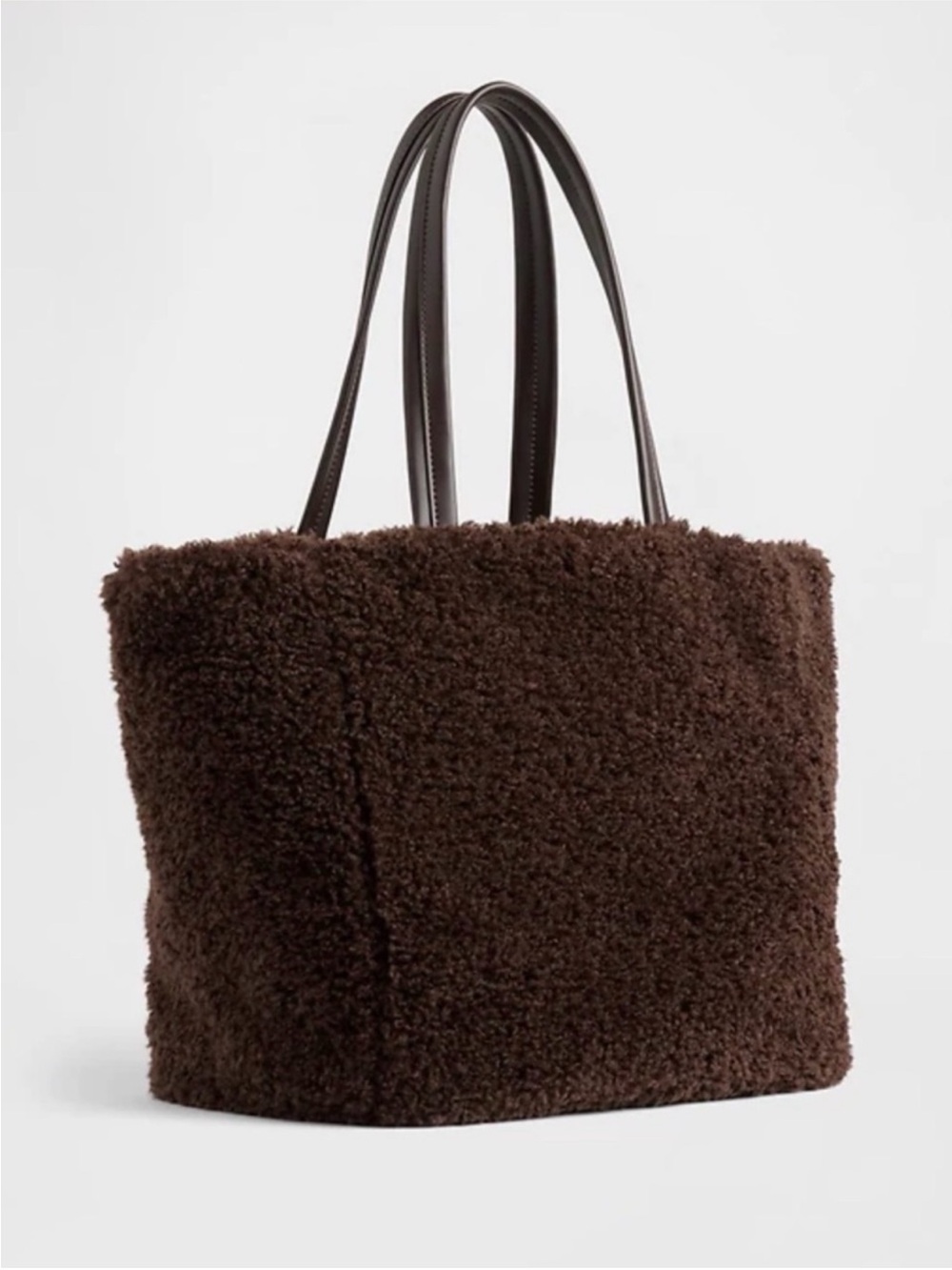 GAP Brown Faux Fur Tote Bag